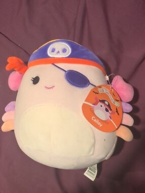 Squishmallows Cailey Pirate Plush - Pink, Purple & Orange Accents
